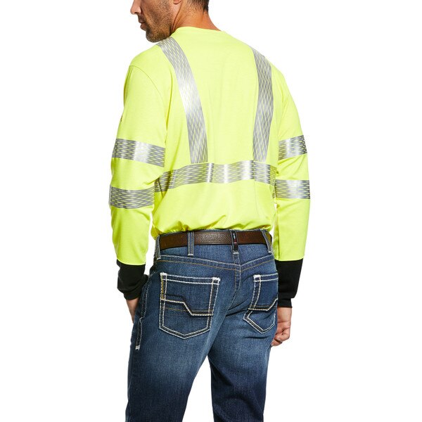 Ariat FR Hi-Vis Long Sleeve Shirt in Hi-Vis Yellow